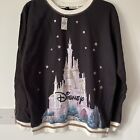 Primark Disney Castle Jumper Size Small 6-8 Women Ladies Sweatshirt Top Princess