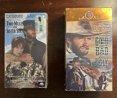 1992 Two Mules For Sister Sara VHS - 1990 The Good The Bad & The Ugly VHS Set - Image 1 of 2