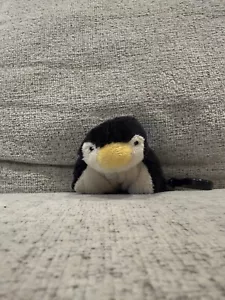 5" Pillow Pets Lites Pillow Penguin Nightlight Plush Keychain - Picture 1 of 7