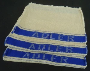 3 Putzlappen - " ADLER " - mit Einwebung der Motorradmarke - für Bordwerkzeug - Bild 1 von 2