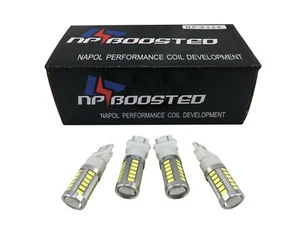 4 Piezas 3157 T25 LED BLANCO 33SMD 5630 Señal de giro Intermitente Luces traseras de freno DRL 12V - Imagen 1 de 3