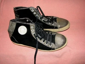 Marc Jacobs for Ermenegildo Zegna Leather Vintage '90s High Basketball Sneakers - Picture 1 of 2