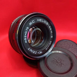 Near MINT! MC Helios 44m-6 58mm f2 Lens M42 Mount #91148792 + Two Caps - Picture 1 of 20