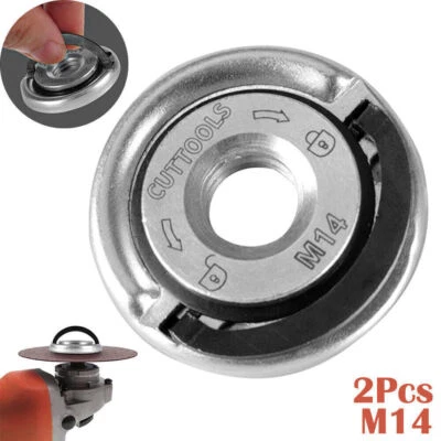 2 Stück M14 Schnellspannmutter Winkelschleifer Spannmutter Schraube Flex - Bild 1 von 4
