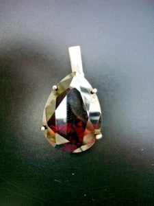 Jewellery Pendant - Silver (925) - With Glass Stone - Lumani - Picture 1 of 7