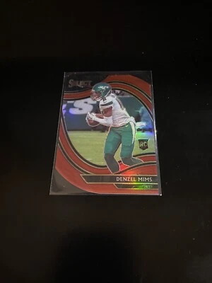 Denzel Mims 2020 Select Field Level Red Prizm Die Cut RC  Jets 363 - Image 1 of 2