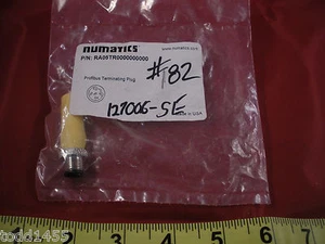 Enchufe de terminación Numatics RA05TR000000 Profibus 5 pines M12 macho 60v ac/dc nuevo - Imagen 1 de 2