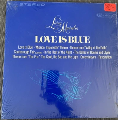 Living Marimbas Love Is Blue LP 33  RCA Records Bonnie Clyde Mission Impossible - Image 1 of 4