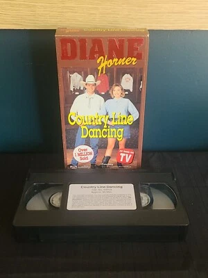 Diane Horner~ Country Line Dancing (VHS 1993) Electric Slide Cotton Eyed Joe  - Image 1 of 4