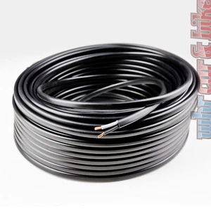 10m Hella KFZ-Kabel FLYY Fahrzeugleitung 2x 2,5mm² schwarz grau Kupfer 2-adrig - Bild 1 von 2
