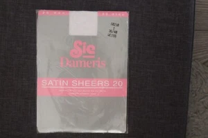 Dameris Sie Satin Sheers Strumpfhose Gr. 36-40 Weiß 20 den unverstärkt Neu OVP - Bild 1 von 3