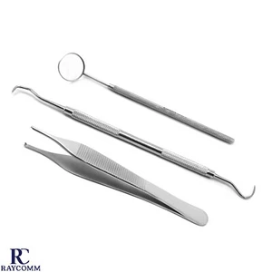 Dental Jaquette Turm Scaler Zahnarzt Pinzette Dental Spiegel Griff Werkzeuge CE - Bild 1 von 5