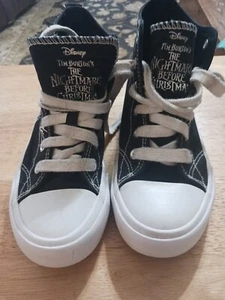 DISNEY’S Nightmare Before Christmas Hi Tops Jack Skellington Kid’s Sz 1 Free Shi - Picture 1 of 13