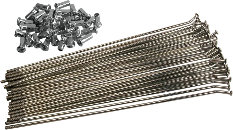 Moose Racing Chrome Plated Spoke Set 18in. Wheel Size for 91-21 Honda XR - Image 1 of 1