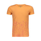 CMP Fille Chemise Fonctionnelle Fille T-Shirt Orange Respirant Élastique