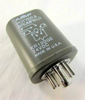 NEW AMF Potter & Brumfield KR12DGE-24VDC General Purpose Relay 472Ω 10A - Image 1 of 2
