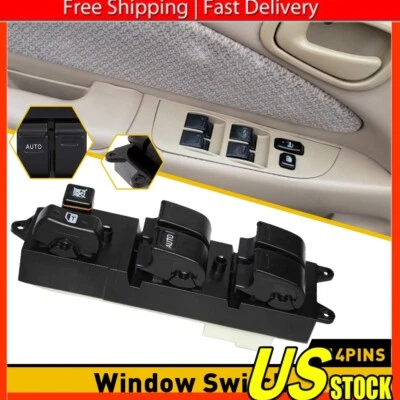 Interruptor maestro de ventana eléctrica del lado del conductor para Toyota Camry Corolla 1997-2001 Foto 1 de 4