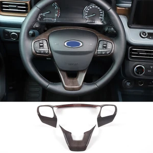 Oak Look Steering Wheel Decorative Frame Cover Trim For Ford Maverick 2022+ - Picture 1 of 14