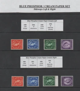 Wilding Specialist - Blauer Phosphor Creme Papier Wasserzeichen seitlich links & rechts - Bild 1 von 6
