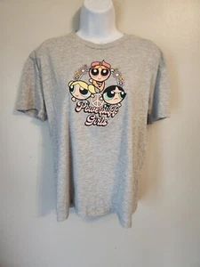 Camiseta gris grande con estampado gráfico de Cartoon Network The Powerpuff Girls para mujer - Imagen 1 de 4