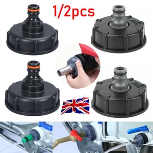 1/2Pcs For IBC Storage Tank Fitting Adapter Connector Hose Lock Water Pipe Tap - Picture 1 of 11