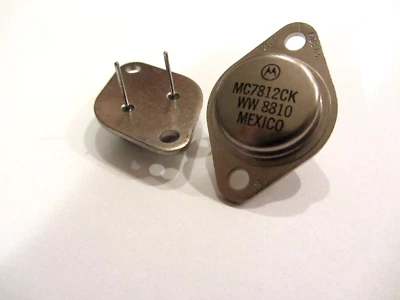 Motorola   MC7812CK Fixed Voltage  Regulator  Positive 12V LM7812CK 7812 TO3  IC - Image 1 of 2