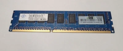 1GB Nanya 1Rx8 PC3 1333 ECC RAM NT1GC72B89A0NF-CG Memory HP 500208-061 - Image 1 of 2