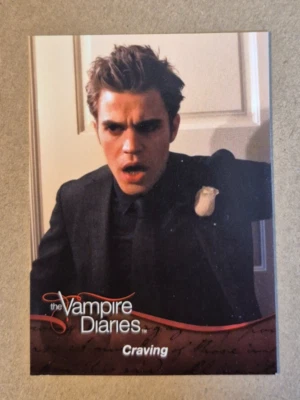 Tarjeta coleccionable The Vampire Diaries temporada uno #51 Cryptozoic 2011 "Craving" Foto 1 de 2
