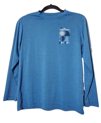  Camisa Patagonia Niños Manga Larga Gráfica Juvenil XL 14 Genial Diario Capilene  Foto 1 de 4