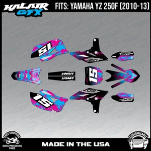 Graphics Kit for YAMAHA YZ250F (2010-2013) Cyberware Series CM - Imagen 1 de 4