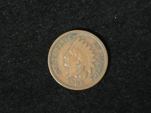 1908-S Indian Head Cent sehr feine Details SCHÖN! - Bild 1 von 2