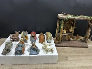 Department Dept 56 Weihnachten 12-teiliges Krippenset Krippe & Figuren - Bild 1 von 24