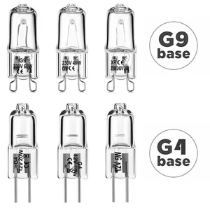 G4 G9 Halogen bulb 5W 10W 20W/25W 40W filament lamp Warm White lights 12V/220V - Picture 1 of 13