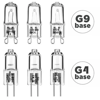 G4 G9 Halogen bulb 5W 10W 20W/25W 40W filament lamp Warm White lights 12V/220V - Image 1 of 4