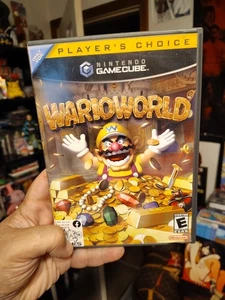 GAMECUBE WARIOWORLD NINTENDO Cubierta Super Limpia Sin Manual Reproduce Great Wario World - Imagen 1 de 11