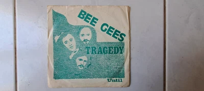 SP FUNK/POP.  BEE GEES :  Tragedy / Until.   US.   Pochette Photo DJ.     1979. - Photo 1/4