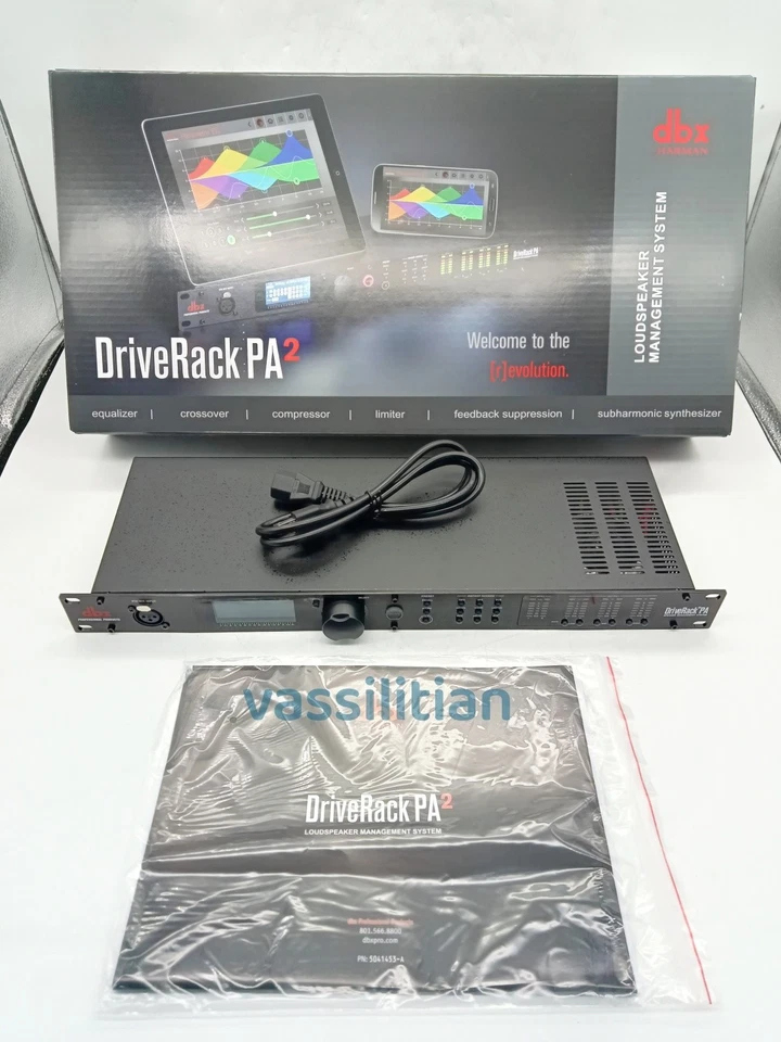 DBX DriveRack PA2 Complete Loudspeaker Management System-PA2 NEW - Image 1 of 4