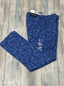 Polo Ralph Lauren Golf Pants Mens 32x32 Blue Floral Tailored Fit New - Picture 1 of 6