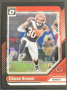 2024 Donruss Optic Chase Braun Schwarz Pandora /25 SSP Cincinnati Bengals - Bild 1 von 2