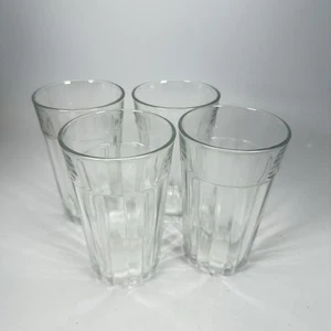 Gibson Trinkgläser getäfelt 5" hoch hält 12oz 4er Set - Bild 1 von 7