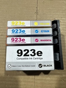 4 Stück Tintenpatronen HP 923e kompatibel mit Office Jet 8120 8122e 8125e 8130 - Bild 1 von 5