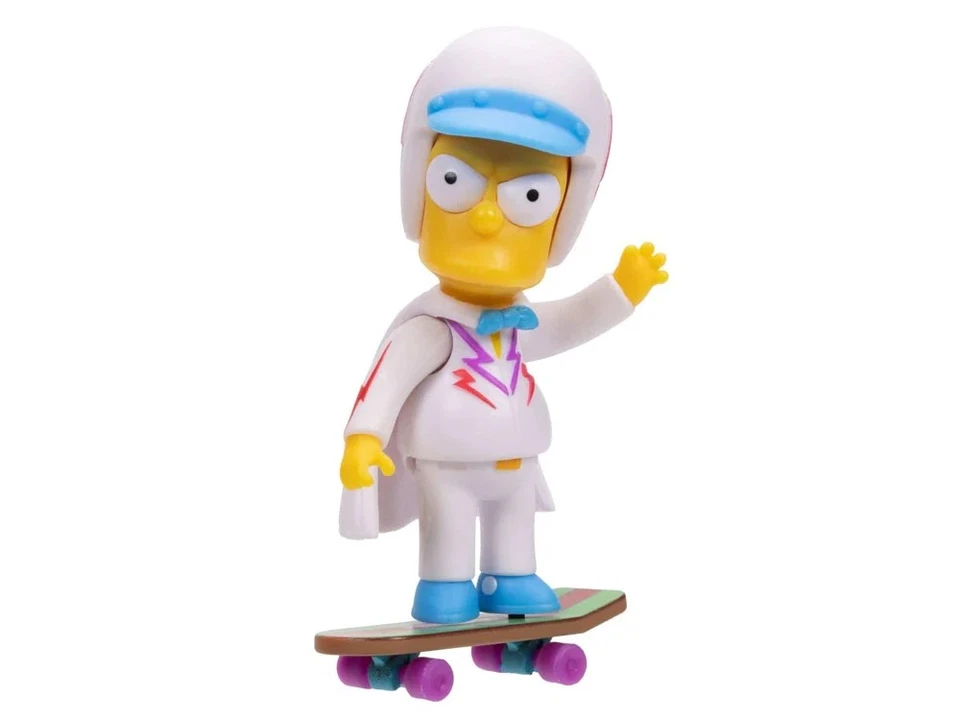 Figura de Los Simpson Jakks Bart the Daredevil de 2,5 pulgadas Wave 5 Foto 1 de 4