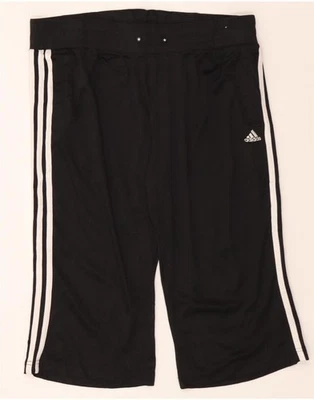 ADIDAS Womens Clima 365 Capri Tracksuit Trousers UK 22 3XL  Black DB95 - Image 1 of 3