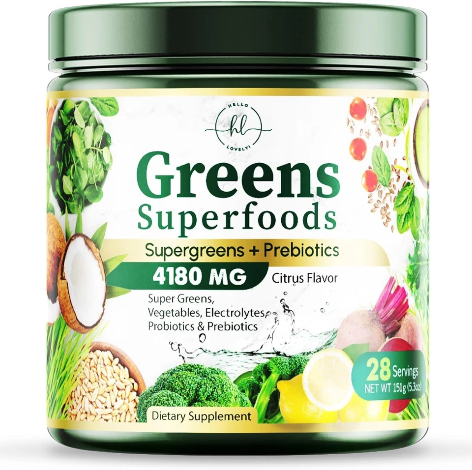 Organic Greens Blend - Super Greens Powder for Energy & Digestive Health - Image 1 of 4