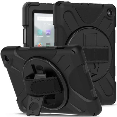 Strap Case For Amazon Fire 7  HD 8  HD 10 Hand Stand ShockProof Handle Kid Cover - Image 1 of 4