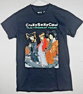 Talla S - Camiseta TLC CrazySexyCool World Tour Gráfica Negra - Imagen 1 de 3
