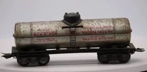 Weathered Marx Niacet Chemical Corp. Niagara Falls NY NIAX 256 Tank Car 1:48 O - Picture 1 of 5