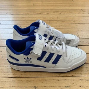 adidas Forum Low Shoes White Royal Blue FY7756 Men's Size 12 - Picture 1 of 7