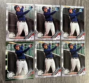 (3) 2019 Bowman Chrome William Contreras RC + Camo Parallel + 2 Base RC - Picture 1 of 8