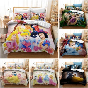 Fairy Princess Girls' Bedding Set Duvet Cover Set Pillowcase Single Double King - Picture 1 of 17